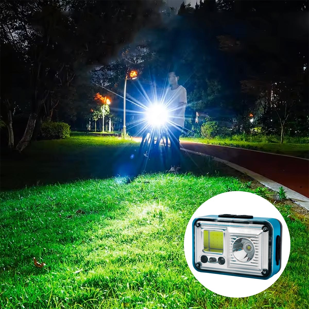 Luz Bicicleta 7 Modos Recargable - Imagen 4