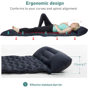 Colchoneta Camping Autoinflable Ligera